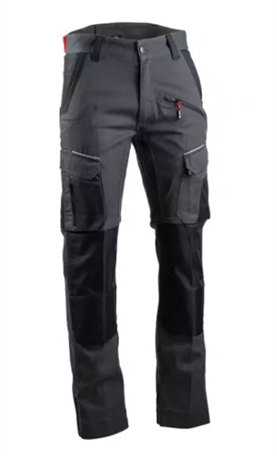 Pantalon de travail Cosmos gris & noir